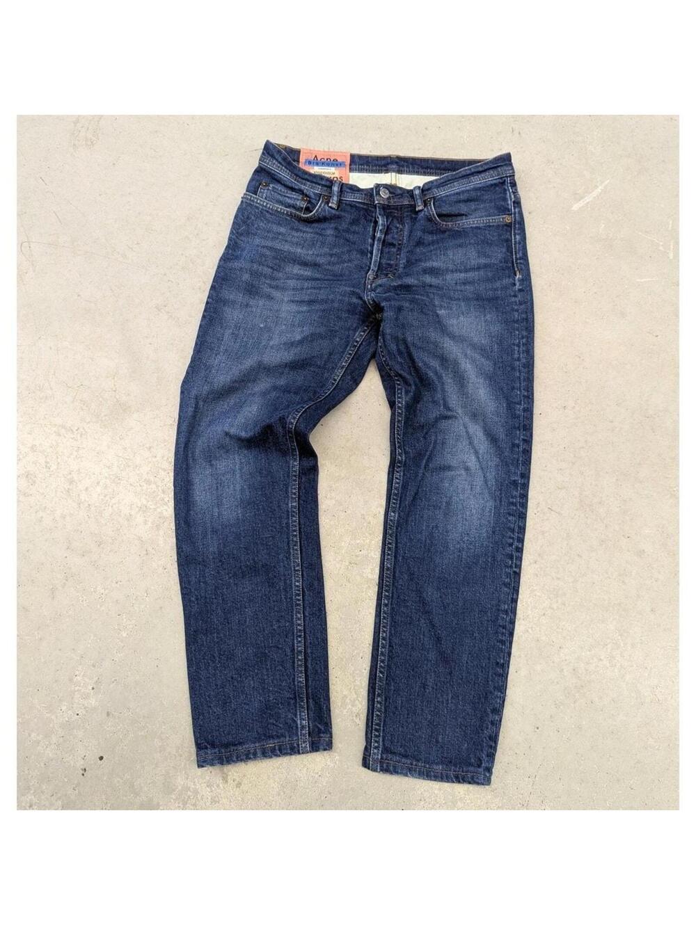 Acne Studios Blå Konst Stockholm selvedge denim jeans